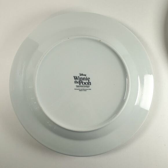 Disney Winnie the Pooh 10" Dinner Plates Set 4 Classic Sketch Christopher Robin - Picture 12 of 14